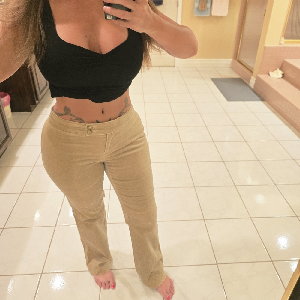 Women's Tan Pants - Picture 15 of 15